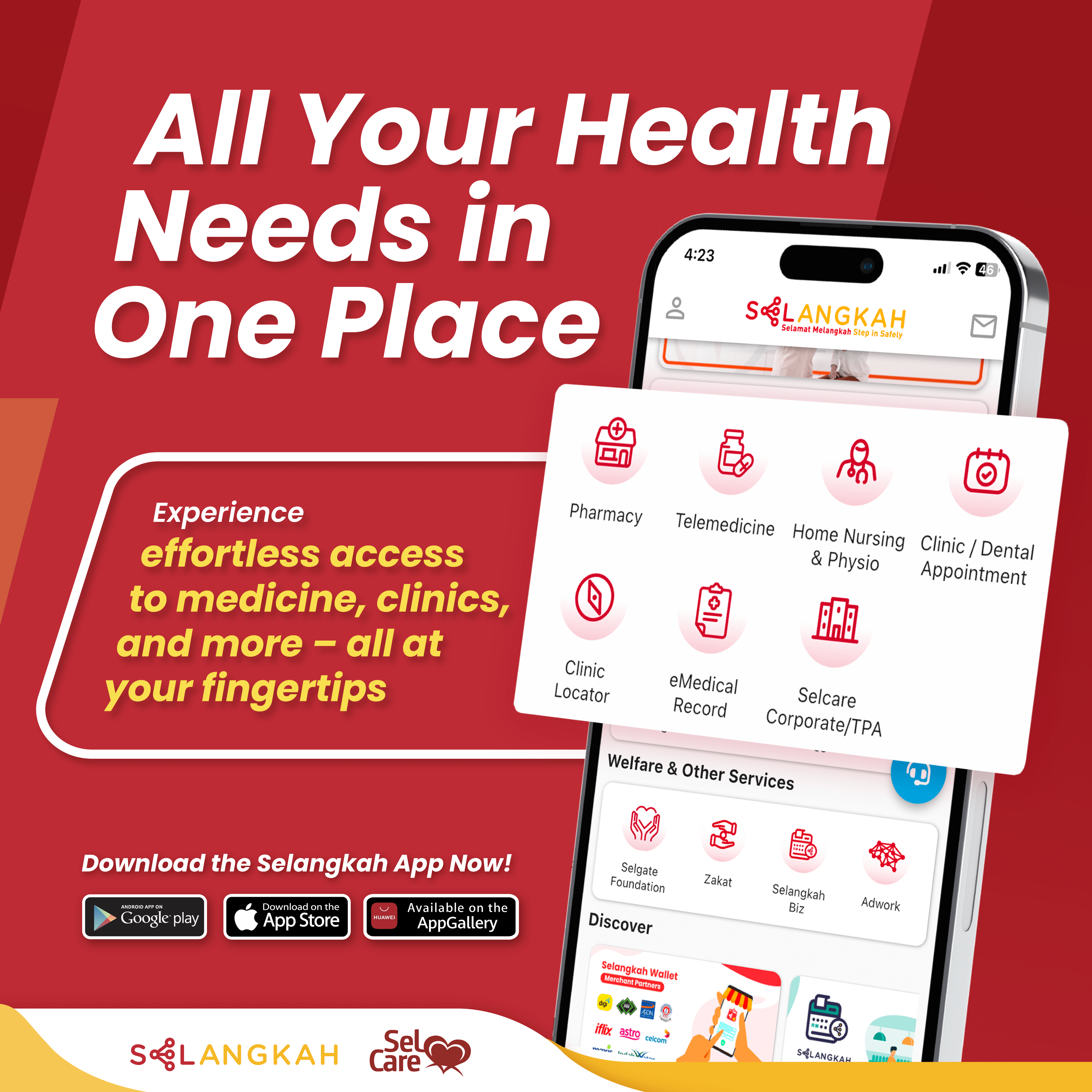 ALL YOUR HEALTH NEEDS IN ONE PLACE